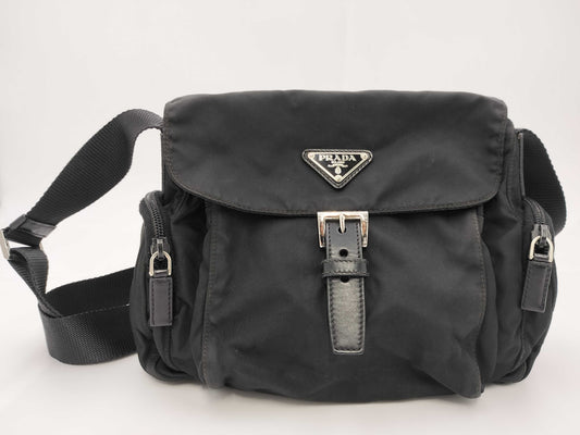 PRADA nylon shoulder bag