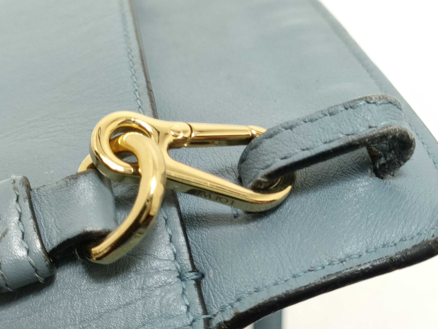 LOEWE T-Pouch Shoulder Bag, Anagram, Blue