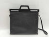 LOEWE Wood Handle Tote Bag, 2-Way Leather, Black Handbag