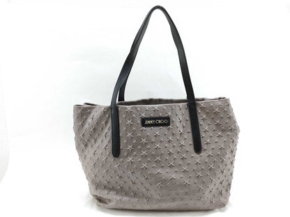 JIMMY CHOO Pimlico Embossed Star Tote Bag