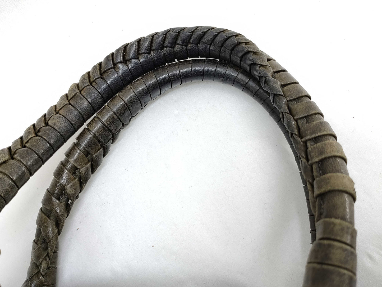 Falorni Boston Bag, Genuine Leather Braided Handbag