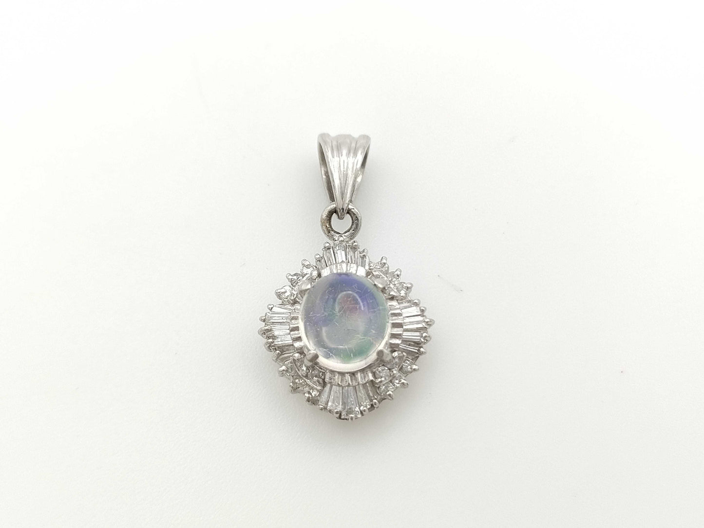 OP 1.410ct D 0.36ct PT900 3.6g Pendant Top 