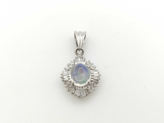 OP 1.410ct D 0.36ct PT900 3.6g Pendant Top 
