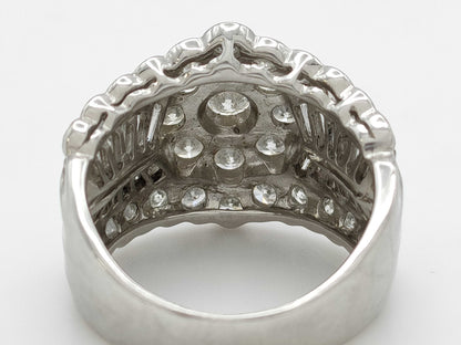D3.00ct PT900 10.2g Ring 