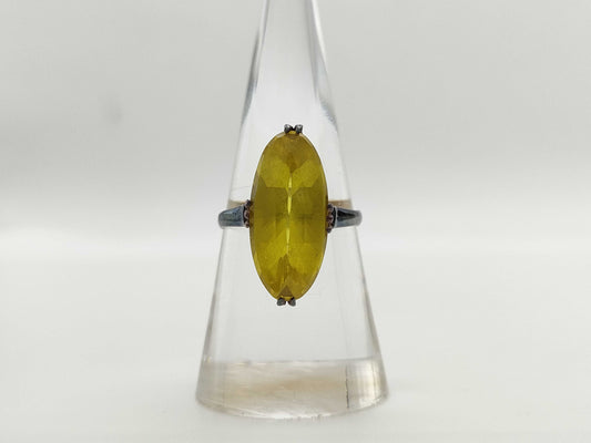 Colored Stone K18 3.2g Ring 