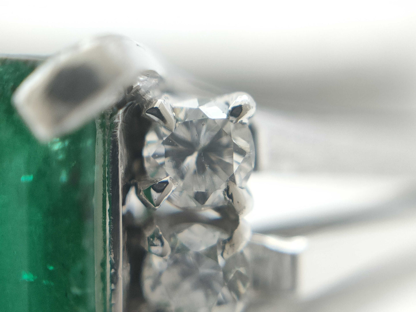 E1.60ct D0.18ct PT900 5.9g Ring 