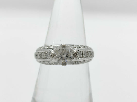 D1.004ct FD0.64ct PT950 9.2g Ring 