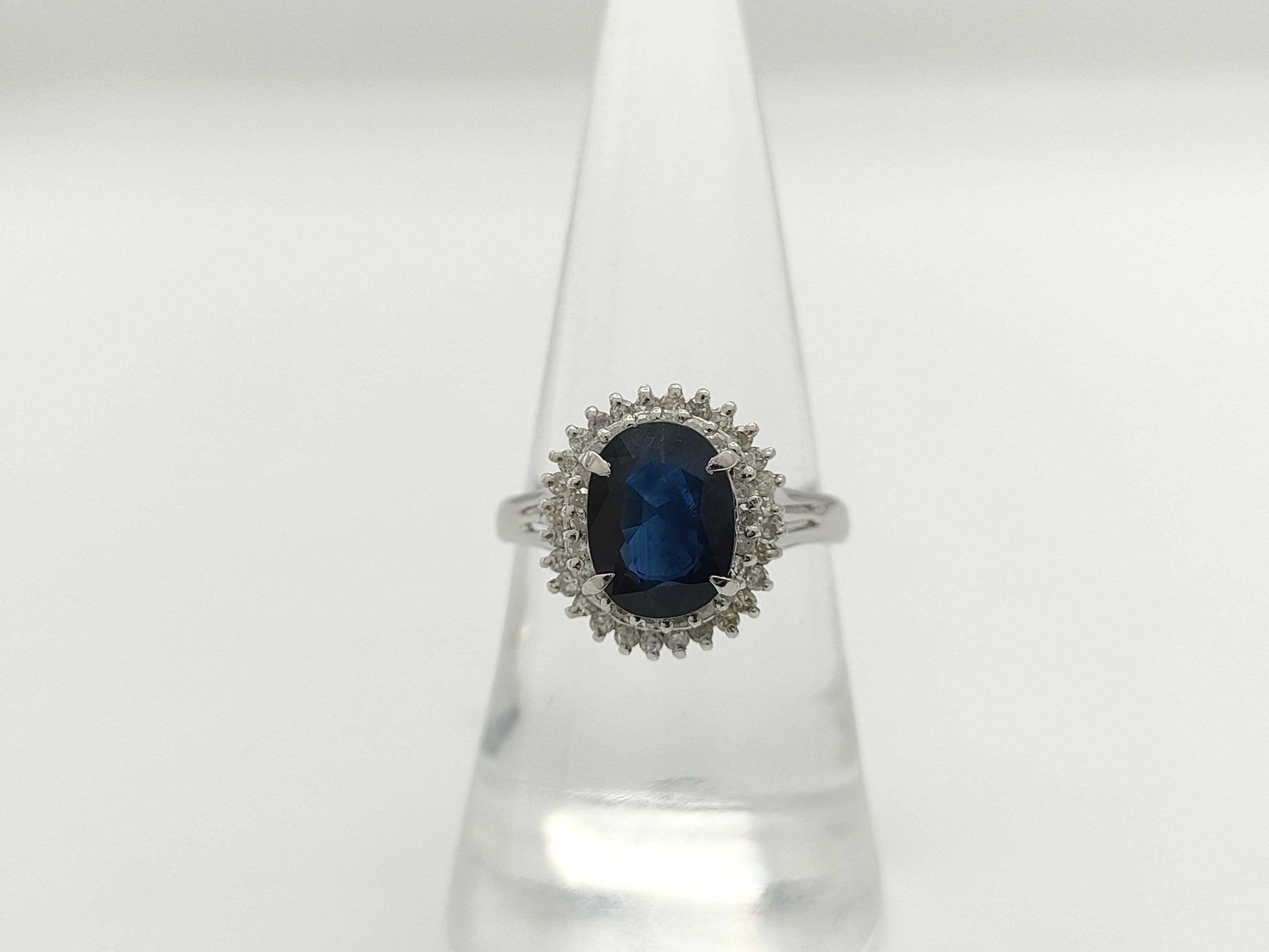 S2.50ct D0.39ct PT900 5.4g Ring 