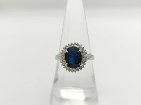 S2.50ct D0.39ct PT900 5.4g Ring 