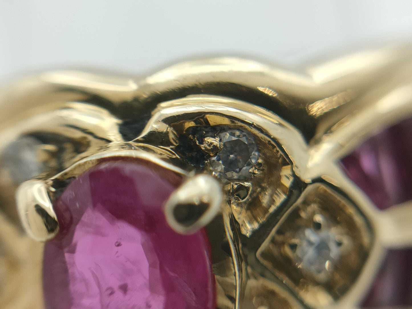 R2.36ct D0.04ct K18 6.8g Ring 