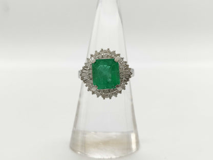 E2.252ct D0.70ct PT900 9.4g Ring 