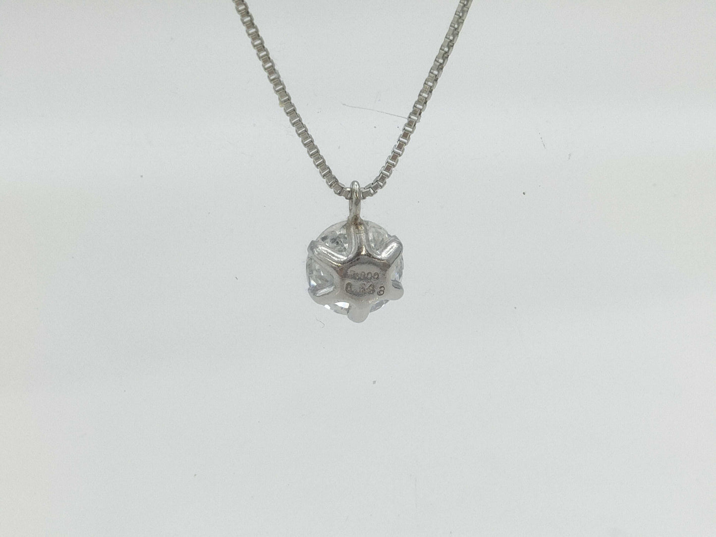 D0.543ct PT900/850 1.7g Necklace 