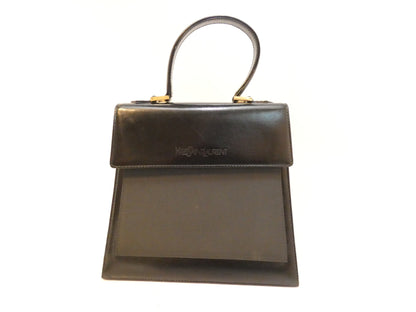 Yves Saint Laurent Black Leather Handbag