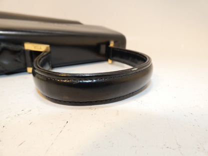 Yves Saint Laurent Black Leather Handbag