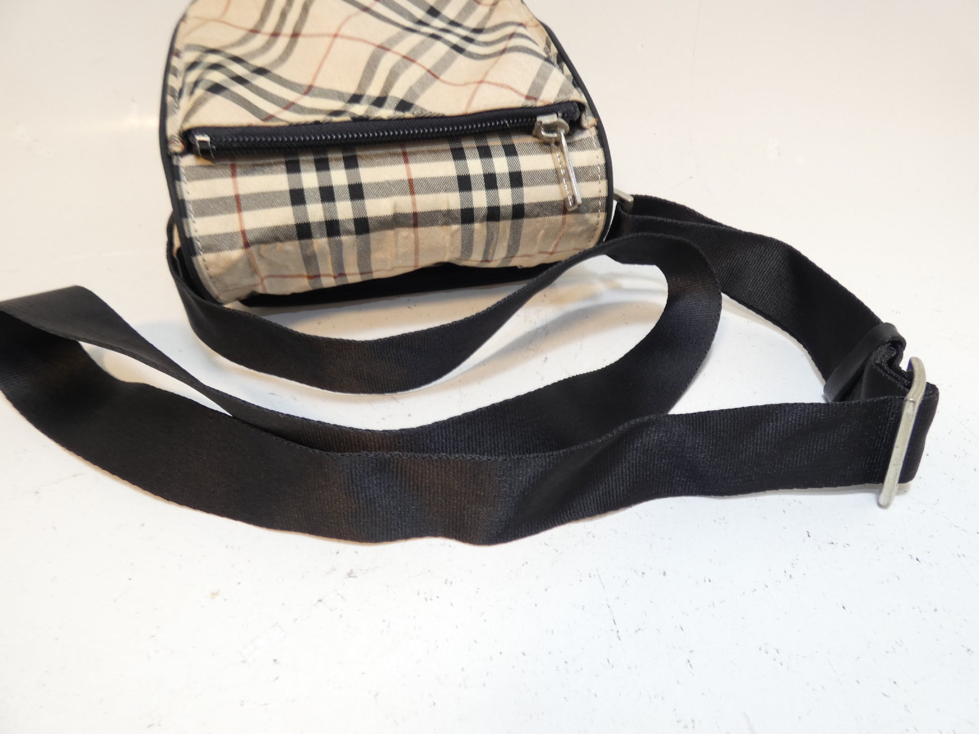 BURBERRY Nova Check Nylon Shoulder Bag