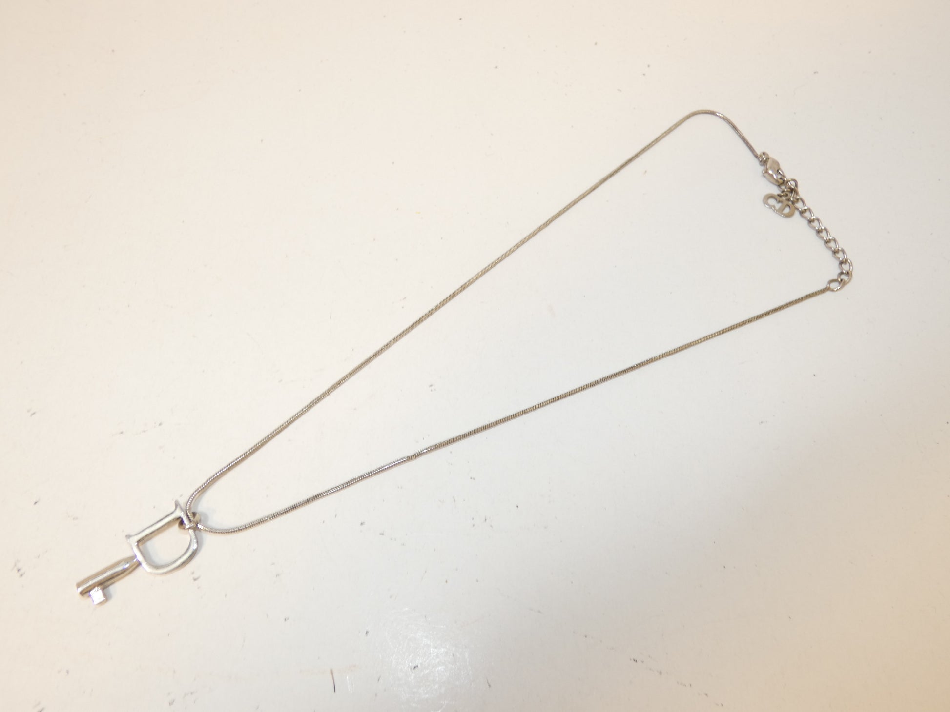 Dior Logo Key Necklace Necklace