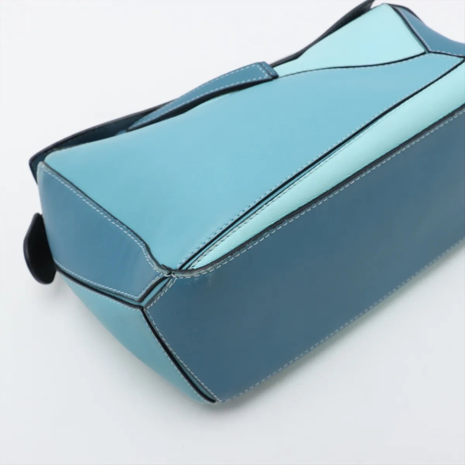 LOEWE Puzzle Bag, Small Leather, 2-Way Handbag with Strap and Pouch, Shoulder Bag