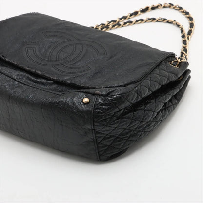 CHANEL Coco Mark Patent Leather Chain Shoulder Bag with Sticker and Card, No. 11, Dust Bag, Shoulder Bag