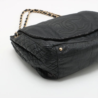 CHANEL Coco Mark Patent Leather Chain Shoulder Bag with Sticker and Card, No. 11, Dust Bag, Shoulder Bag