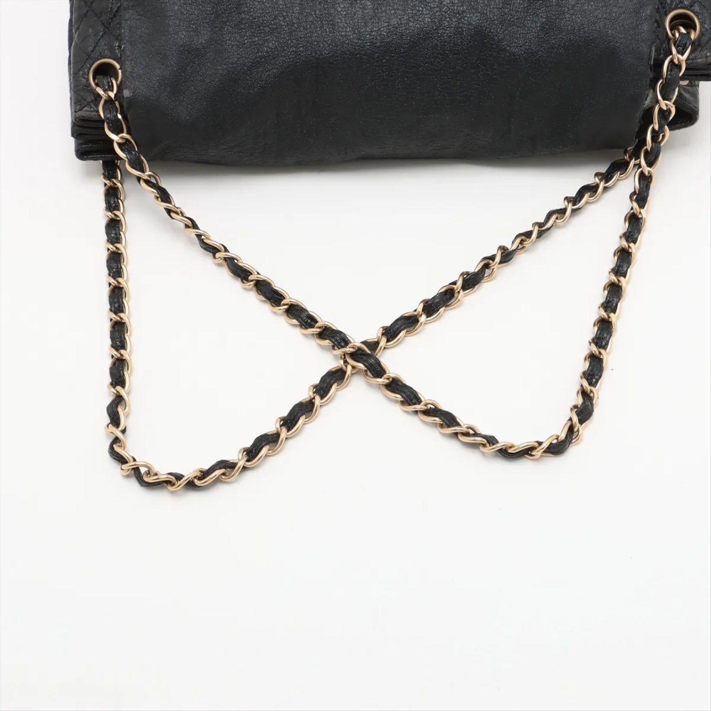 CHANEL Coco Mark Patent Leather Chain Shoulder Bag with Sticker and Card, No. 11, Dust Bag, Shoulder Bag