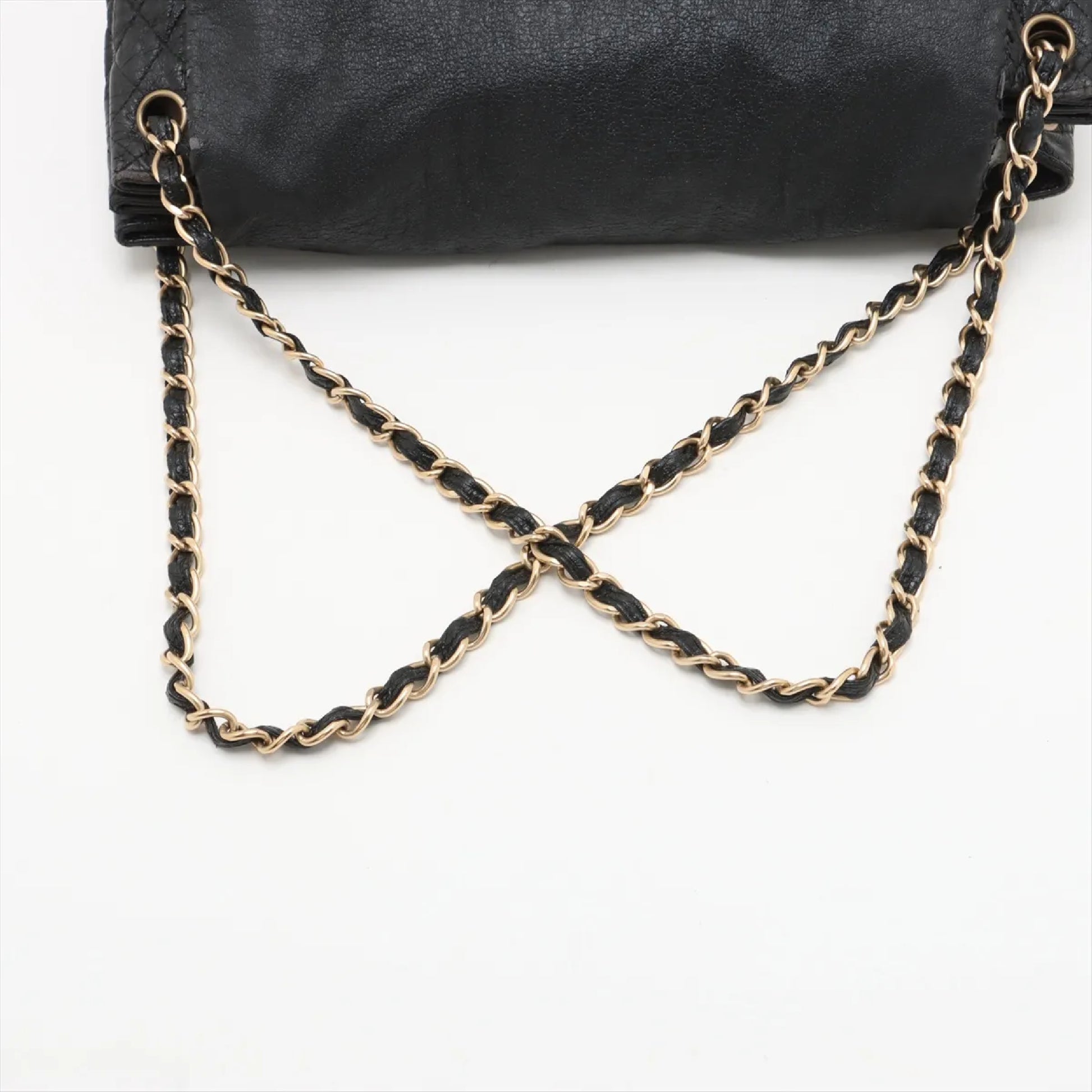 CHANEL Coco Mark Patent Leather Chain Shoulder Bag with Sticker and Card, No. 11, Dust Bag, Shoulder Bag