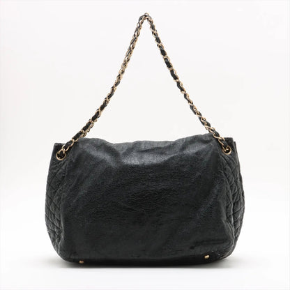 CHANEL Coco Mark Patent Leather Chain Shoulder Bag with Sticker and Card, No. 11, Dust Bag, Shoulder Bag