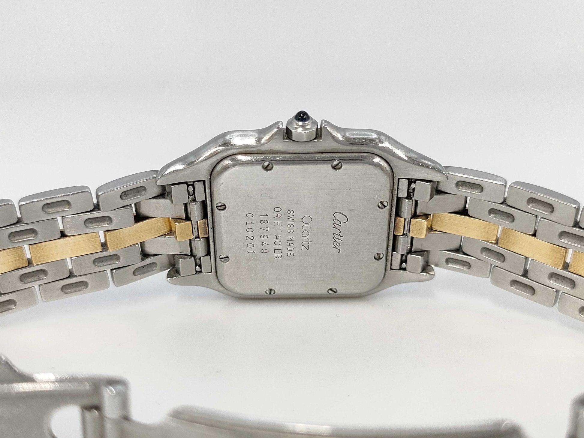 Cartier Panthere MM Date 1 Row Quartz 187949 010201 Women's Watch