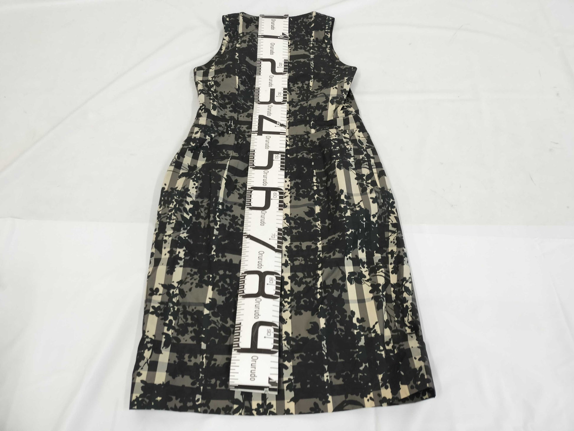 BURBERRY London Black Floral Dress, Plus Size UK10