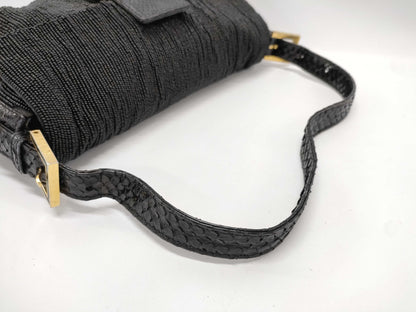 FENDI FENDI Fendi Beaded Baguette Mamma Bucket Shoulder Bag Bag