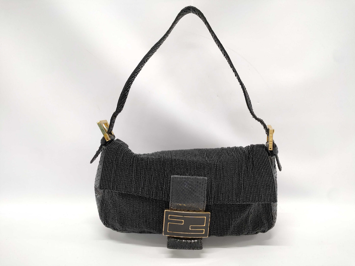 FENDI FENDI Fendi Beaded Baguette Mamma Bucket Shoulder Bag Bag