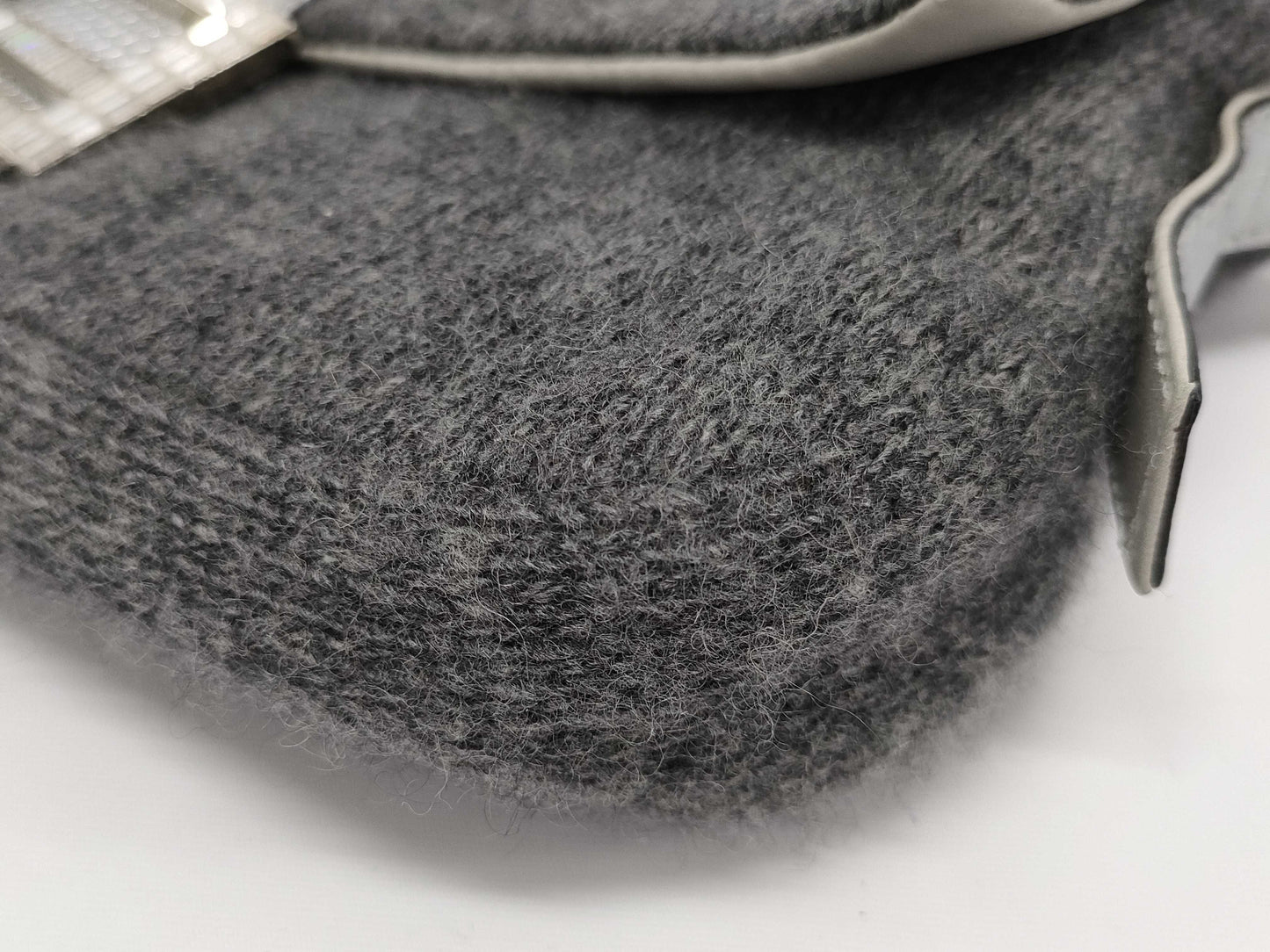 FENDI FENDI Knit Rhinestone Baguette Mamma Bucket Shoulder Bag