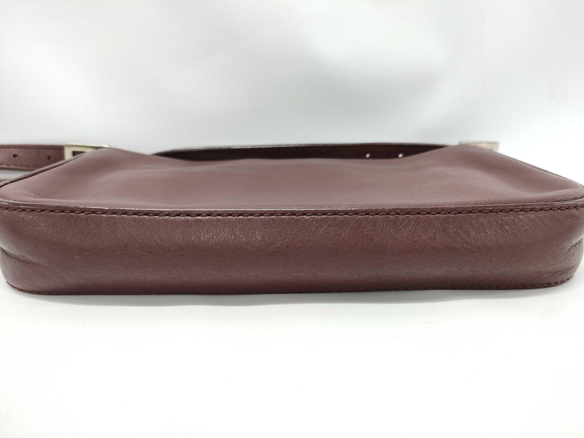 FENDI Mamma Baguette Bucket Leather Shoulder Bag