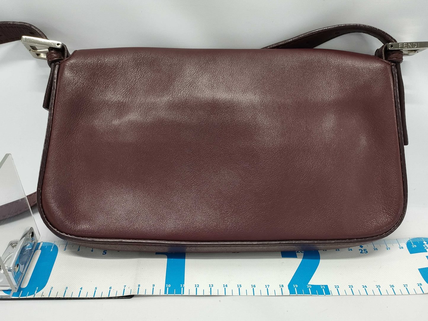 FENDI Mamma Baguette Bucket Leather Shoulder Bag