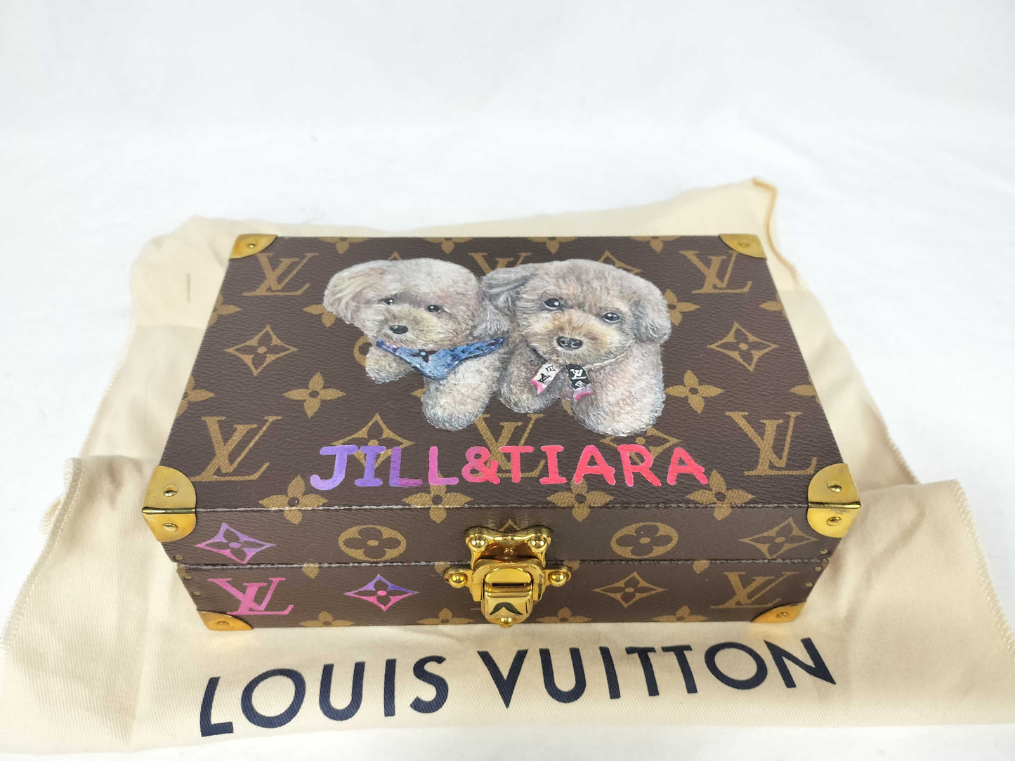 LOUIS VUITTON Monogram Louis Vuitton Polyvalent Monogram Coffret M41877 AS4281 Personalized Other Accessories