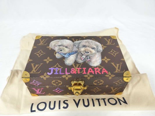 LOUIS VUITTON Monogram Louis Vuitton Polyvalent Monogram Coffret M41877 AS4281 Personalized Other Accessories