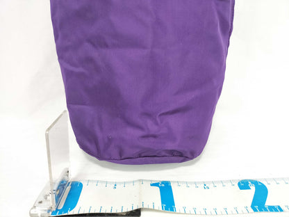 PRADA Nylon Prada Nylon Semi-Shoulder Bag Purple One-Shoulder Python Beaded Handbag