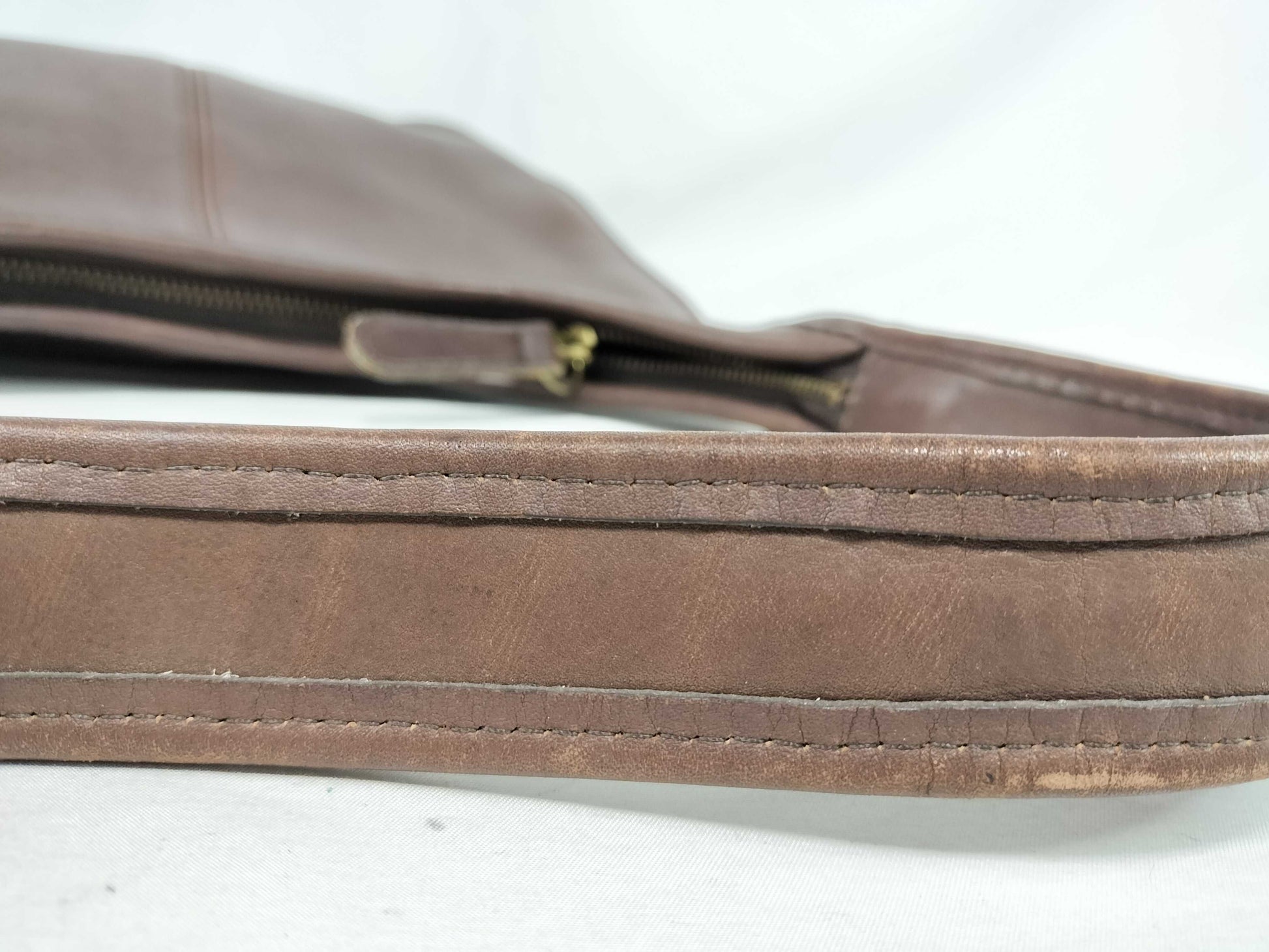 COACH Ergo 9025 Semi-Shoulder Leather Brown One-Shoulder Shoulder Bag