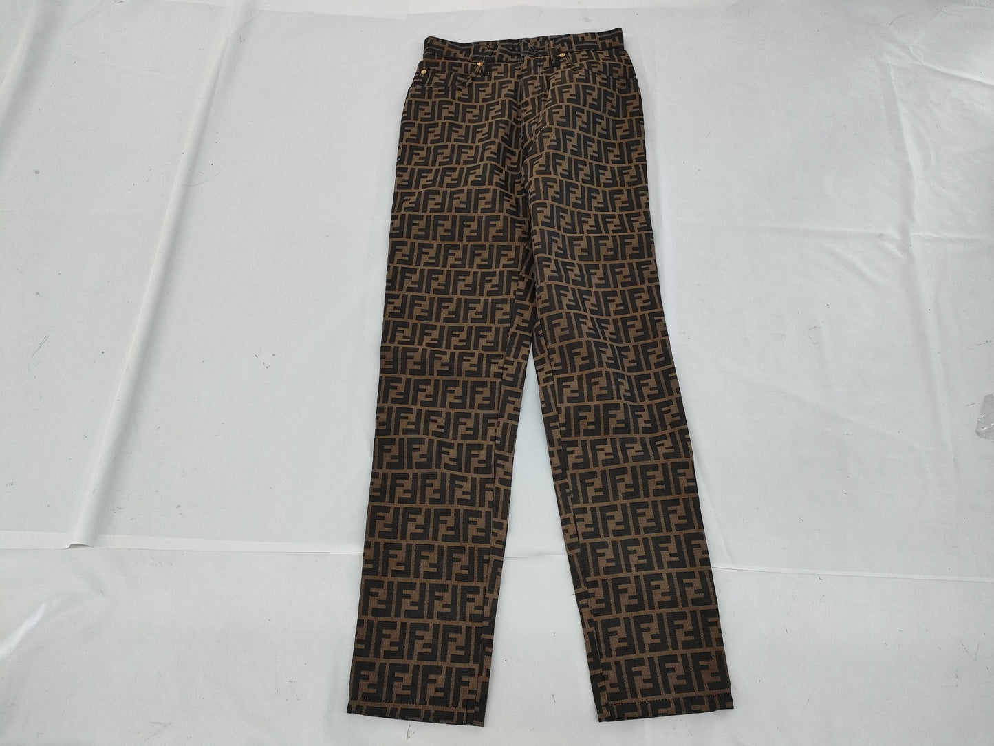 FENDI Zucca pattern pants size I42 pants