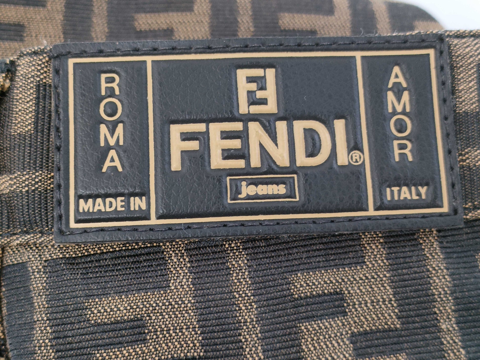 FENDI Zucca pattern pants size I42 pants