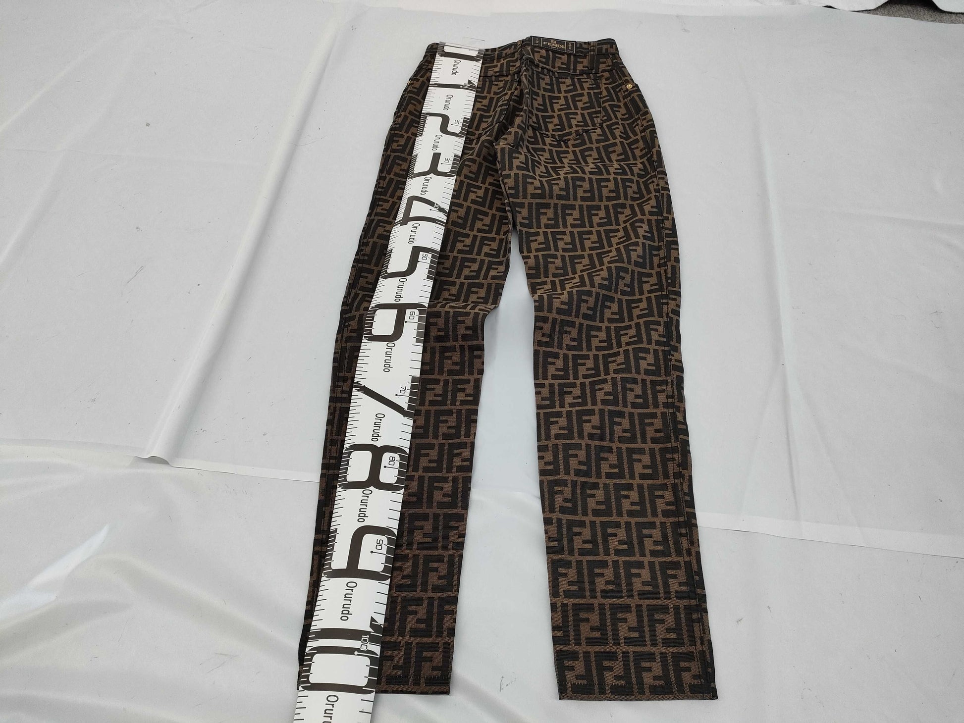 FENDI Zucca pattern pants size I42 pants