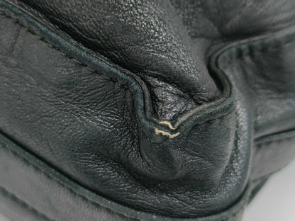 LOEWE 7233 Flamenco Shoulder Bag, Black