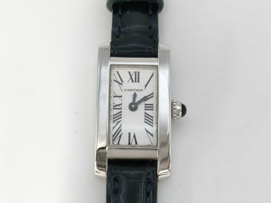 Cartier Tank Alonge W15364W3 2544912112CD Quartz 18K Gold Women's Watch