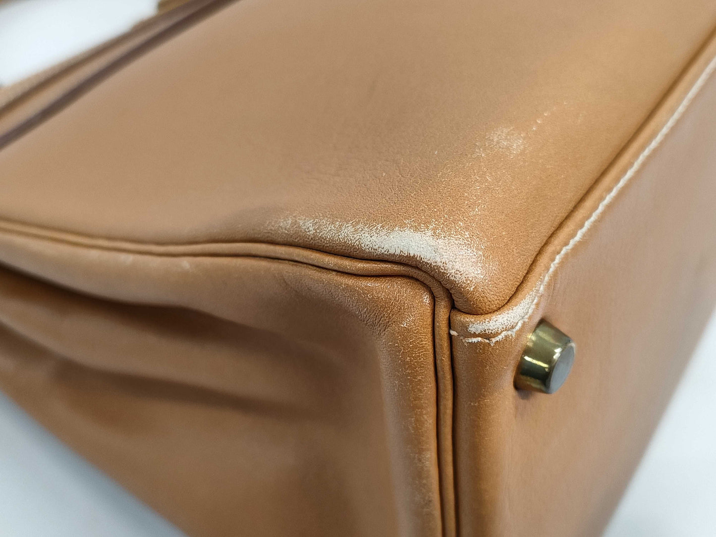 HERMES Kouchebel Kelly 32 Handbag with Two Keys and Cadena Cloth