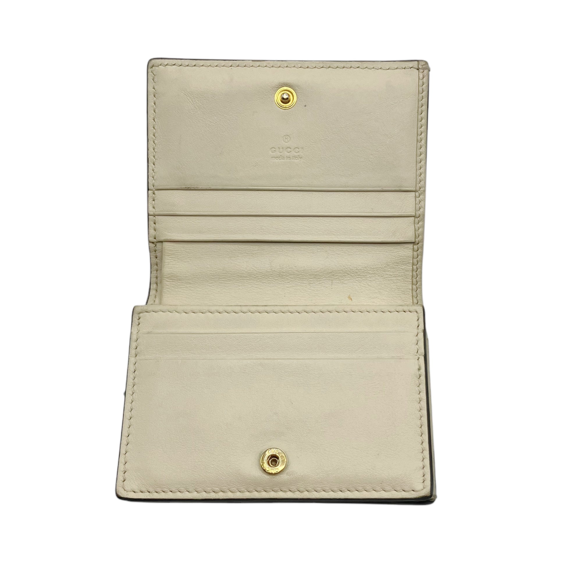 GUCCI Ophidia GG Marmont Python Bifold Wallet