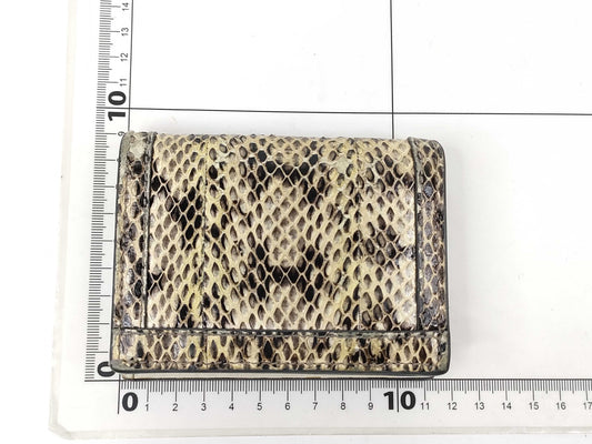 GUCCI Ophidia GG Marmont Python Bifold Wallet