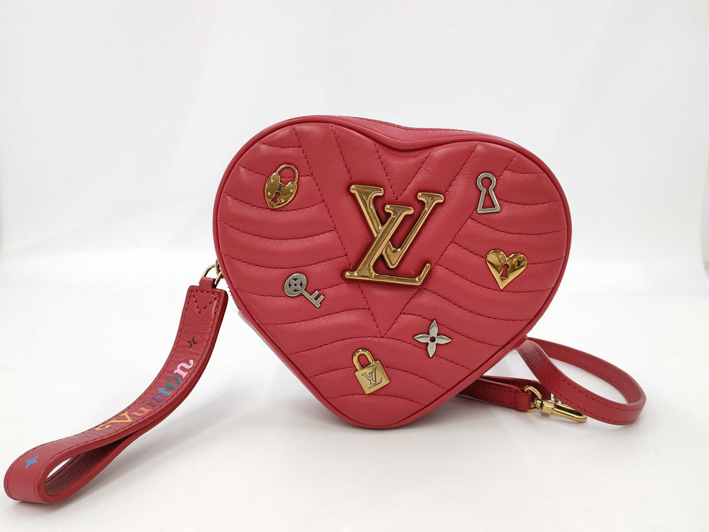 LOUIS VUITTON Love Lock Heart New Wave Shoulder Bag Shoulder Bag