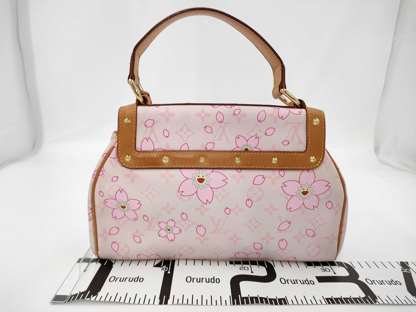 LOUIS VUITTON Monogram Cherry Blossom PM Handbag Handbag