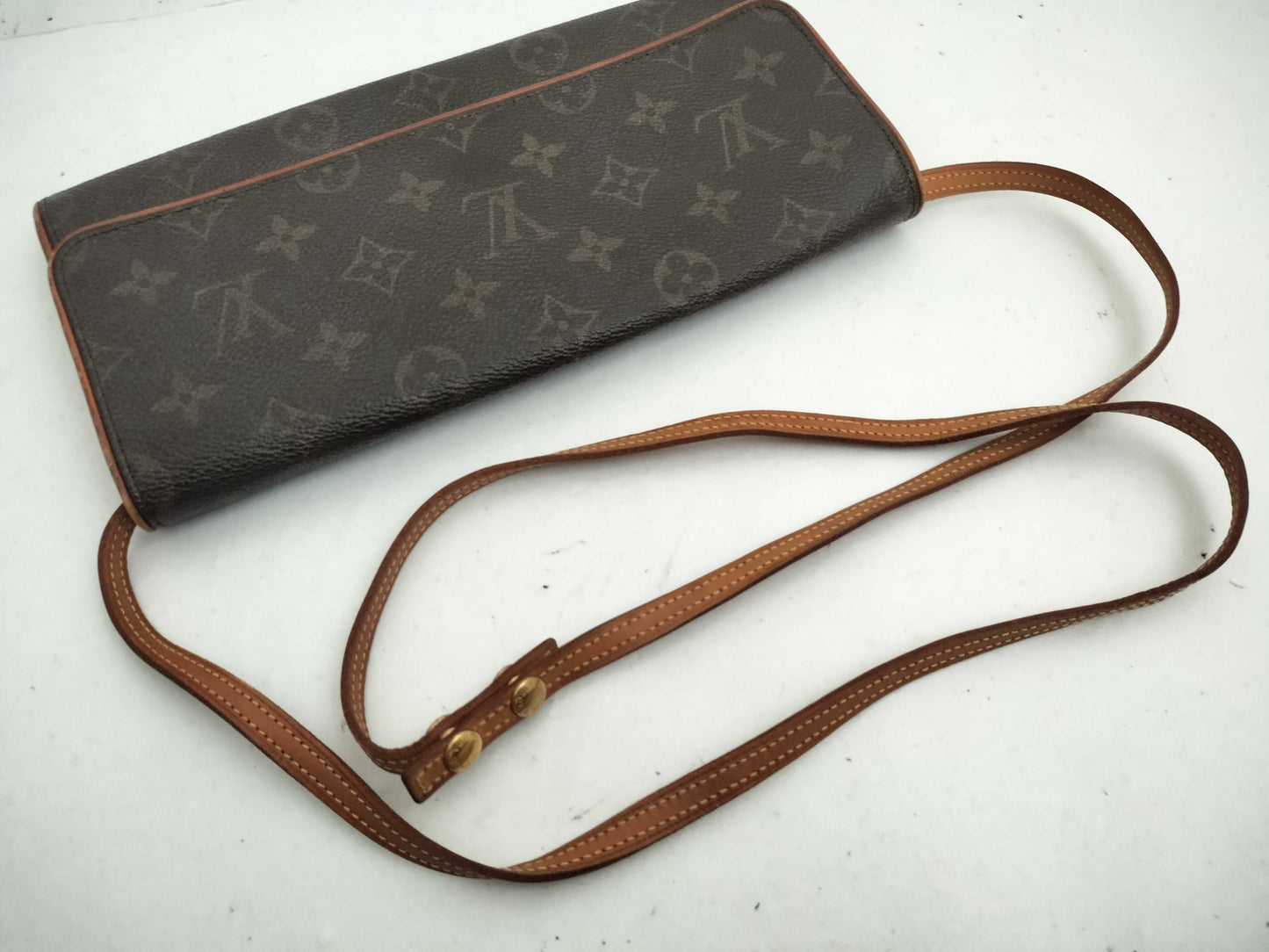 LOUIS VUITTON Monogram Pochette Twin GM M51852 Shoulder Bag