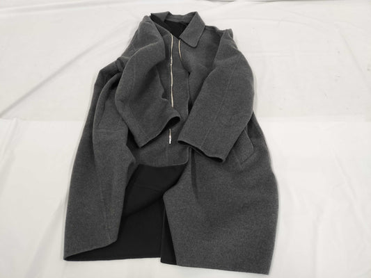 FENDI Zip-Up Long Coat Cashmere/Viscose 54 Coat