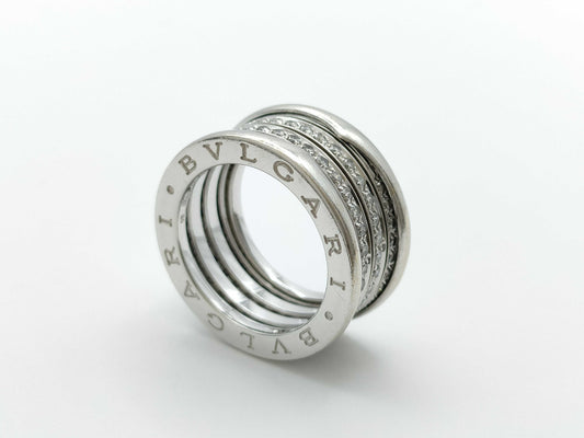 BVLGARI B.zero1 Diamond #54 WG 750 13.6g Ring 